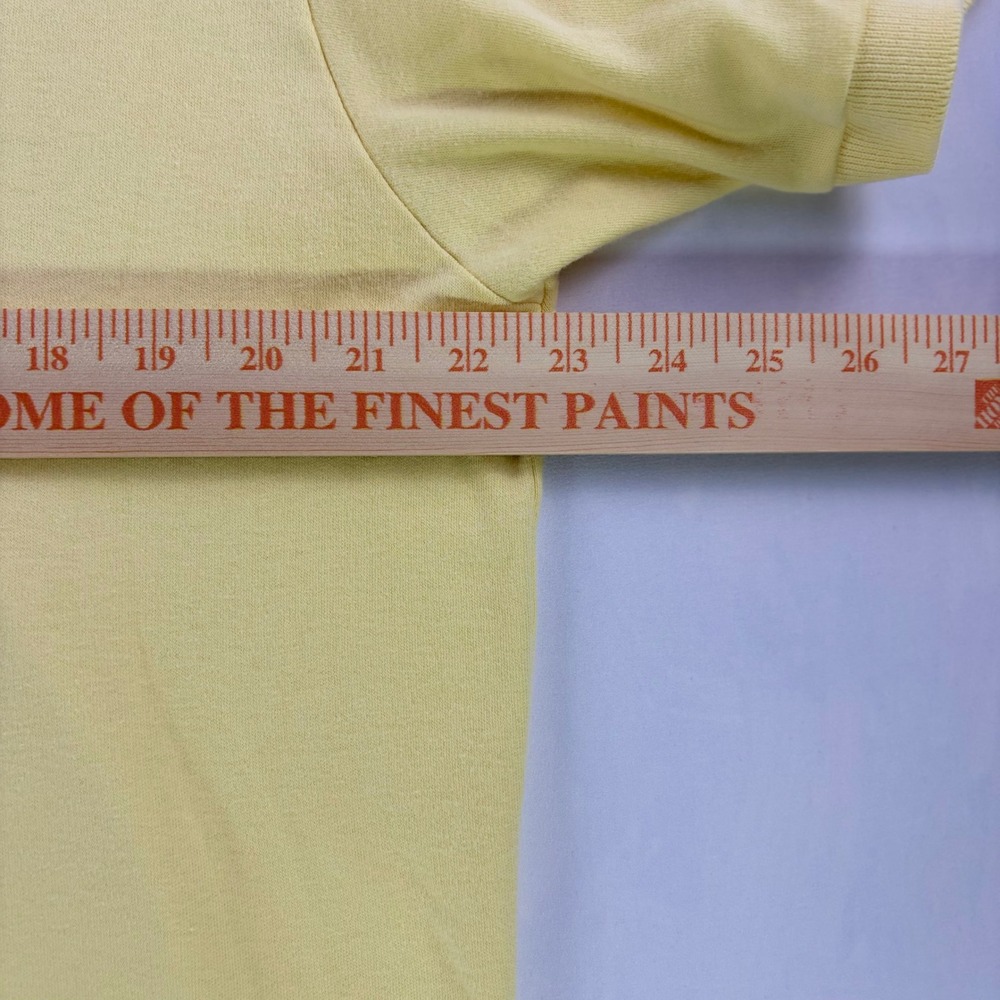 Vintage Polo Ralph Lauren Polo Shirt Mens Large Yellow USA Cotton Classic - Picture 9 of 11